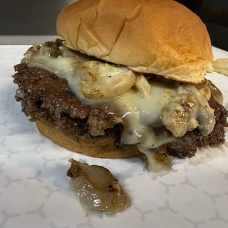 Mushroom Swiss Burger