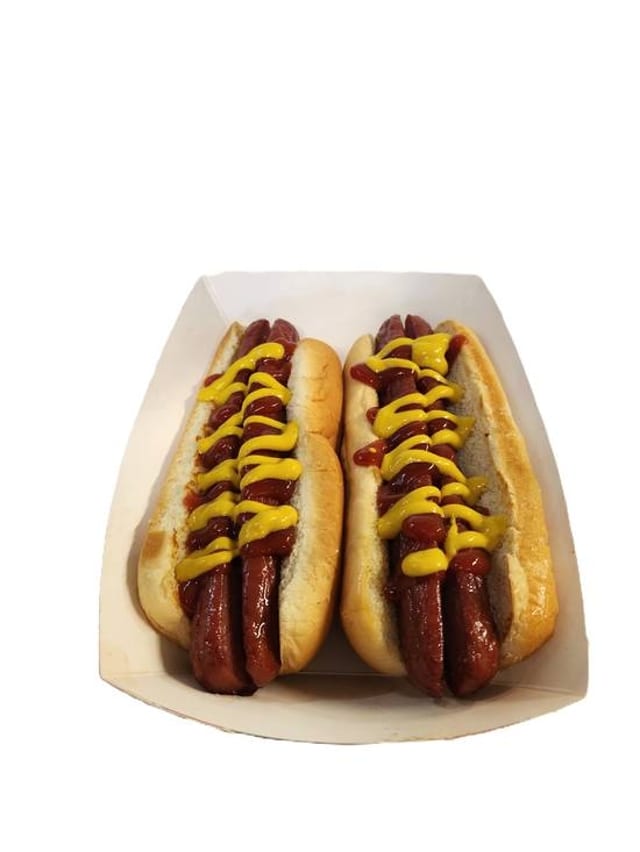 2 Nathan Hot Dogs.